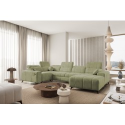 U-shaped Corner Sofa Ballagio IV with Sleeping Function – Sophisticated Comfort and Elegance | [Twoja Firma]