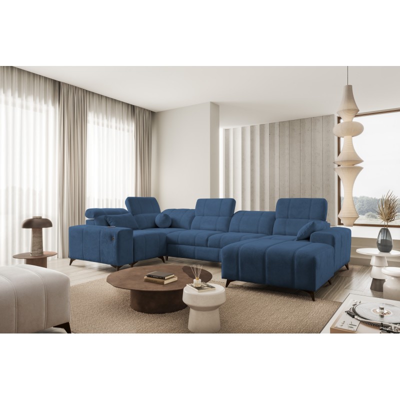 U-shaped Corner Sofa Ballagio IV with Sleeping Function – Sophisticated Comfort and Elegance | [Twoja Firma]