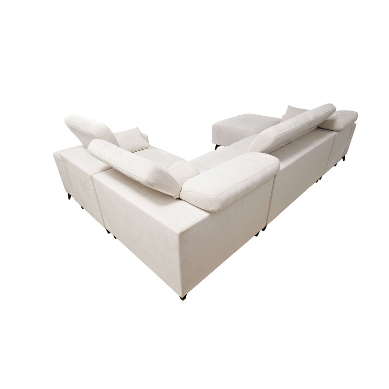 U-förmiges Sofa Ballagio IV Mix mit Schlaf- und Relaxfunktion - Flechtwerk, Spring 1115 U-förmiges Sofa Ballagio IV Mix mit Schlaf- und Relaxfunktion - Flechtwerk, Spring 1115