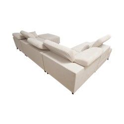 Luxus-Ecksofa in U-Form Ballagio VI mit Schlaffunktion Plecionka, Spring 1112