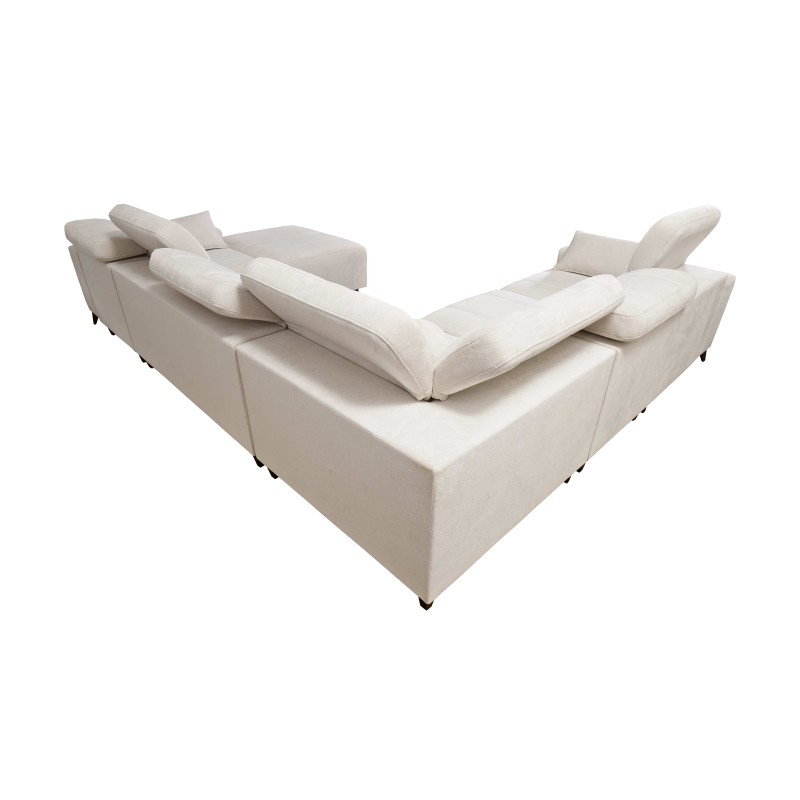 Sofá esquinero en forma de U Ballagio VIII Mix con función de cama y relajación | Muebles de estilo excepcional Sofá esquinero en forma de U Ballagio VIII Mix con función de cama y relajación | Muebles de estilo excepcional
