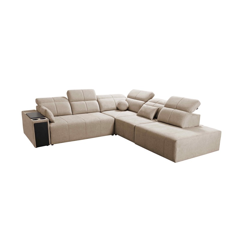 Ecksofa Milano IX mit Schlaffunktion in Gewebe Plecionka, Verita 88 - eine Kombination aus Stil und Funktionalität Ecksofa Milano IX mit Schlaffunktion in Gewebe Plecionka, Verita 88 - eine Kombination aus Stil und Funktionalität