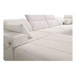 Ecksofa in U-Form Ballagio X mit Schlaffunktion Stoff Spring 1108