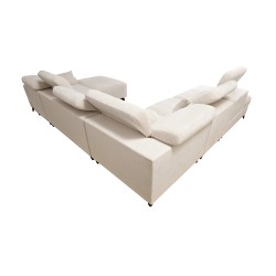 Ecksofa in U-Form Ballagio X mit Schlaffunktion Stoff Spring 1104
