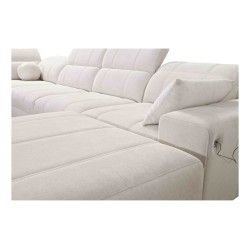 U-shaped Ballagio X sectional with sleeping function, fabric Spring 1108