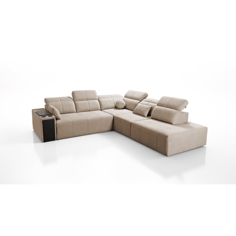 Ecksofa Milano IX mit Schlaffunktion in Gewebe Plecionka, Verita 76 - eine Kombination aus Stil und Funktionalität Ecksofa Milano IX mit Schlaffunktion in Gewebe Plecionka, Verita 76 - eine Kombination aus Stil und Funktionalität