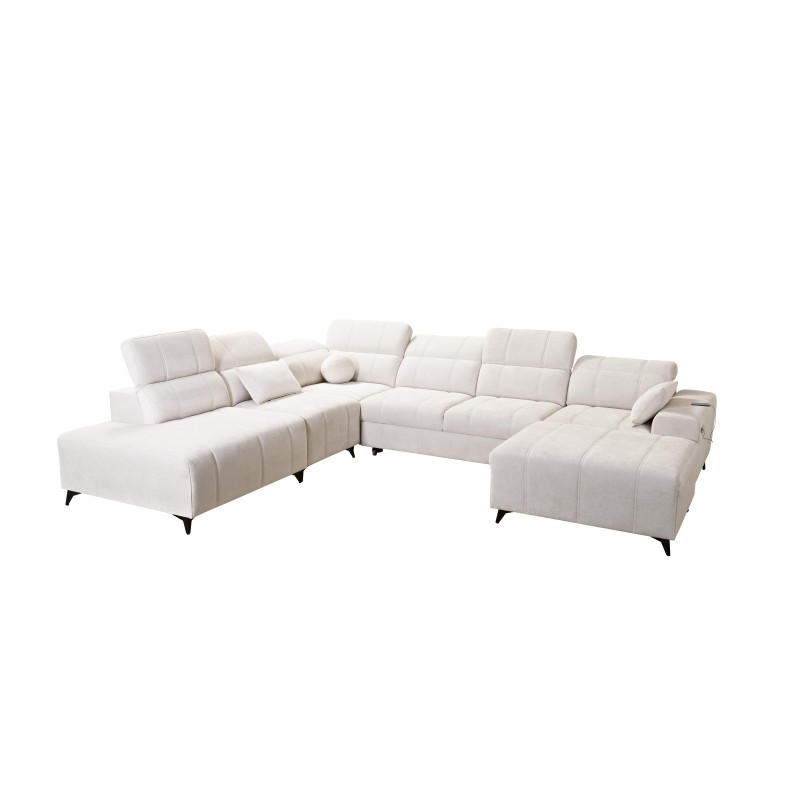 Ballagio X U-shaped sectional with sleeping function, fabric Spring 1110 Ballagio X U-shaped sectional with sleeping function, fabric Spring 1110
