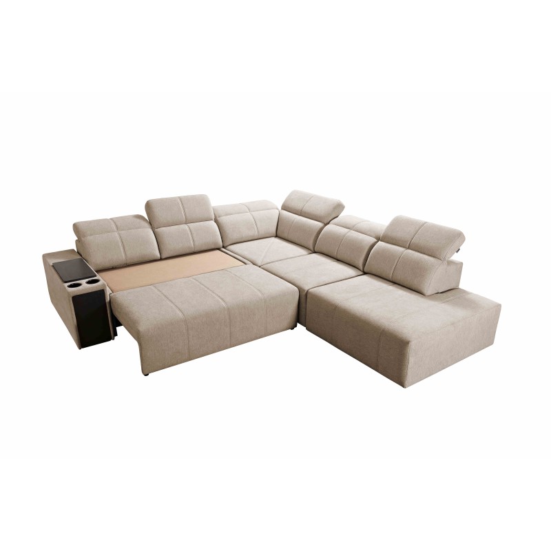 Ecksofa Milano IX mit Schlaffunktion in Gewebe Plecionka, Verita 76 - eine Kombination aus Stil und Funktionalität Ecksofa Milano IX mit Schlaffunktion in Gewebe Plecionka, Verita 76 - eine Kombination aus Stil und Funktionalität