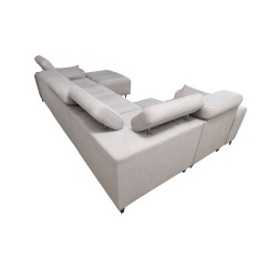 U-shaped corner sofa Verona IV Mix with a sleeping function and manual relax function, fabric Vena 8 U-shaped corner sofa Verona IV Mix with a sleeping function and manual relax function, fabric Vena 8