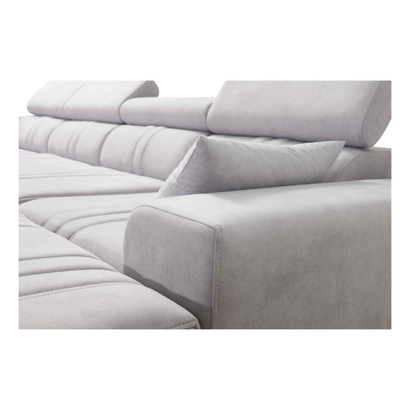 U-shaped corner sofa Verona VIII Mix with a sleeping function and manual relax function, fabric Vena 20 U-shaped corner sofa Verona VIII Mix with a sleeping function and manual relax function, fabric Vena 20