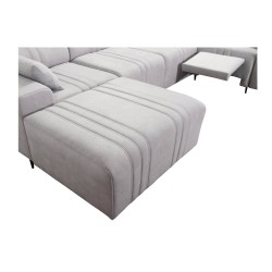 Ecksofa in U-Form Verona X Mix mit Schlaffunktion und manueller Relaxfunktion, Stoff Vena 3 Ecksofa in U-Form Verona X Mix mit Schlaffunktion und manueller Relaxfunktion, Stoff Vena 3
