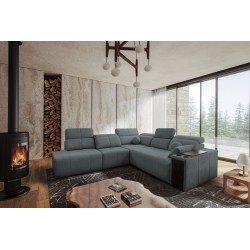 Ecksofa Milano IX mit Schlaffunktion in Gewebe Plecionka, Verita 88 - eine Kombination aus Stil und Funktionalität