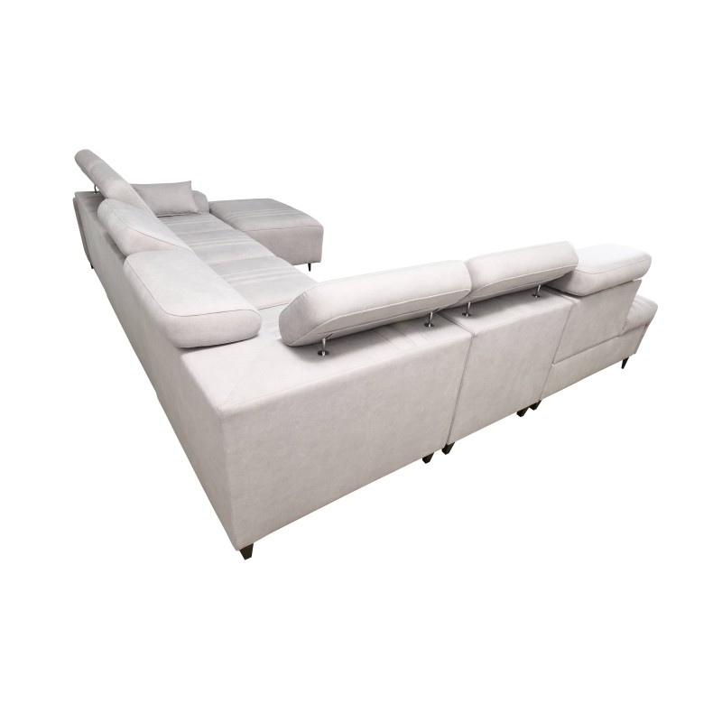 U-shaped Verona X sectional with a sleeping function, fabric Vena 3 U-shaped Verona X sectional with a sleeping function, fabric Vena 3
