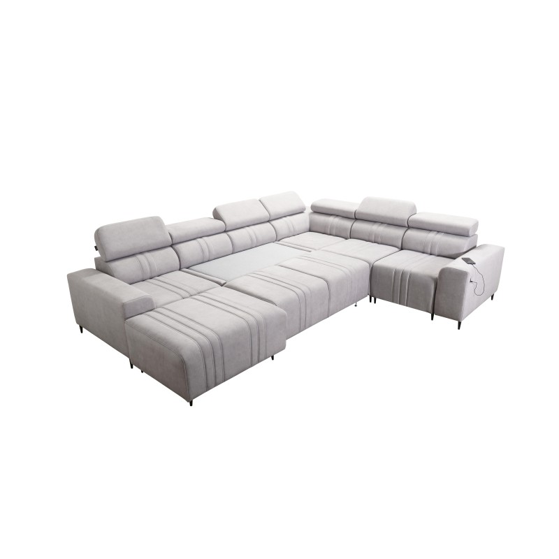Verona VIII U-shaped corner sofa with a sleeping function, fabric Vena 3 Verona VIII U-shaped corner sofa with a sleeping function, fabric Vena 3