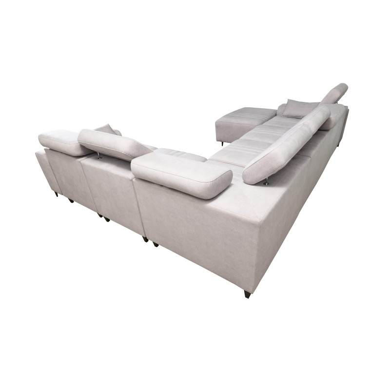 U-shaped corner sofa Verona VIII with a sleeping function, fabric Vena 10 U-shaped corner sofa Verona VIII with a sleeping function, fabric Vena 10