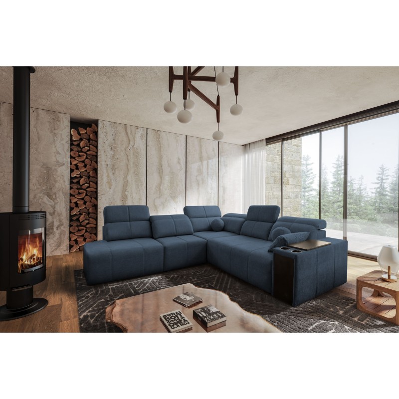 Milano IX corner sofa with a sleeping function in Plecionka fabric, Verita 76 - a combination of style and functionality
