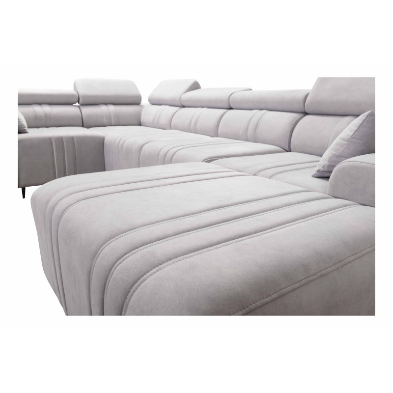 U-shaped Verona IV sectional sofa with a sleeping function in Vena 13 fabric U-shaped Verona IV sectional sofa with a sleeping function in Vena 13 fabric