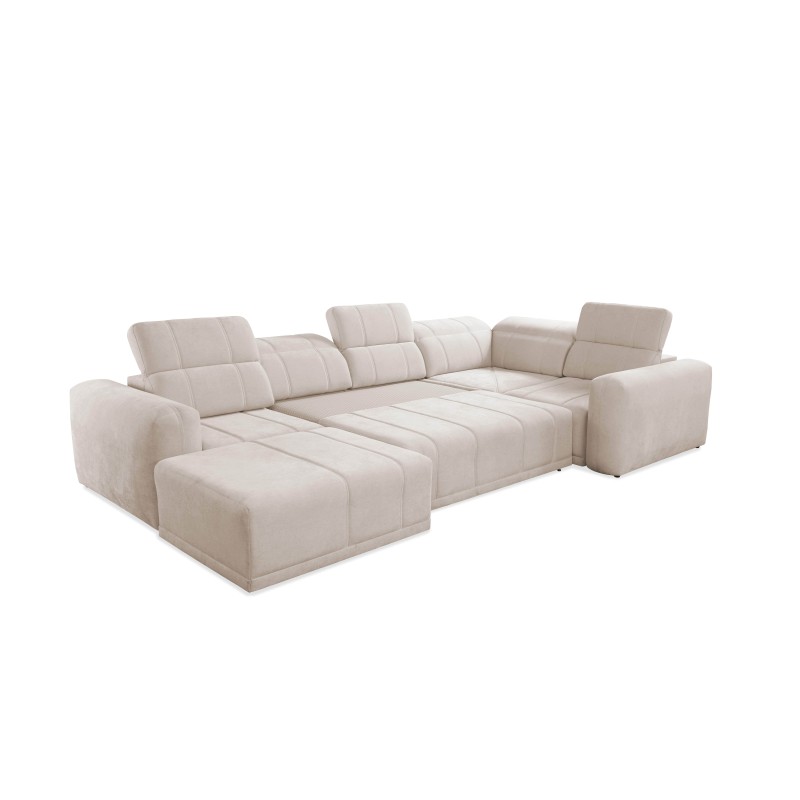 Luxor IV U-shaped corner sofa with sleeping function, fabric Wind 28 Luxor IV U-shaped corner sofa with sleeping function, fabric Wind 28