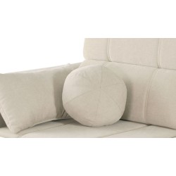 U-förmiges Sofa Luxor IV mit Schlaffunktion, Stoff Wind 73