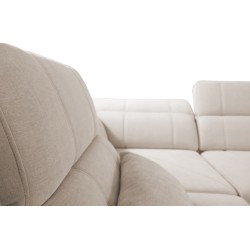 U-förmiges Sofa Luxor VI mit Schlaffunktion Stoff Wind 84