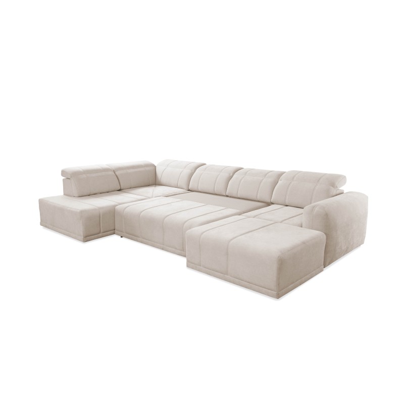 Luxor VI U-shaped corner sofa with sleeping function, fabric Wind 90 Luxor VI U-shaped corner sofa with sleeping function, fabric Wind 90