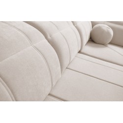 Luxor VIII U-shaped corner sofa with sleeping function, fabric Wind 73