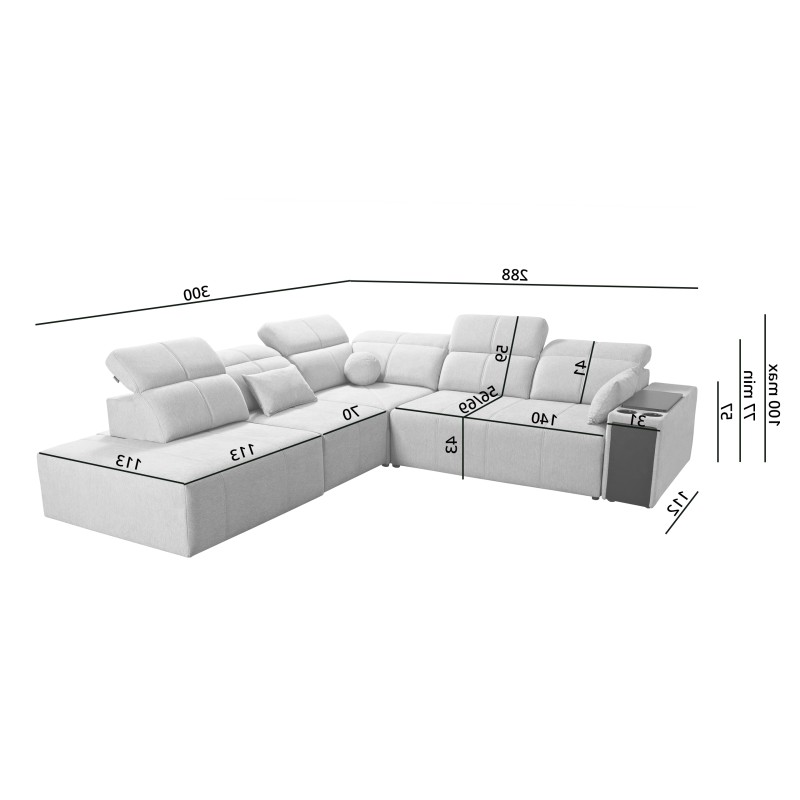 Milano IX Ecksofa mit Schlaffunktion im Gewebe Plecionka, Verita 39 - eine Kombination aus Stil und Funktionalität. Milano IX Ecksofa mit Schlaffunktion im Gewebe Plecionka, Verita 39 - eine Kombination aus Stil und Funktionalität.
