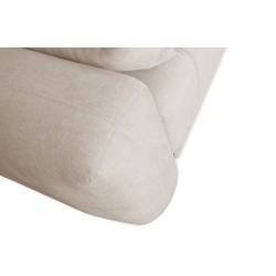 U-förmiges Sofa Luxor VIII mit Schlaffunktion Stoff Wind 73