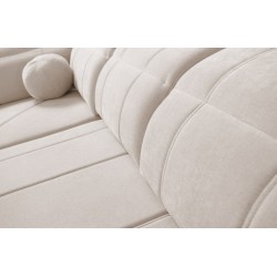 U-förmiges Ecksofa Luxor VIII mit Schlaffunktion, Stoff Wind 84