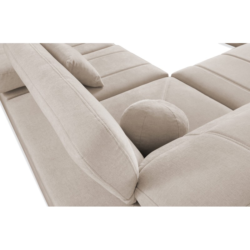 U-förmiges Sofa Luxor X mit Schlaffunktion Stoff Wind 21 U-förmiges Sofa Luxor X mit Schlaffunktion Stoff Wind 21