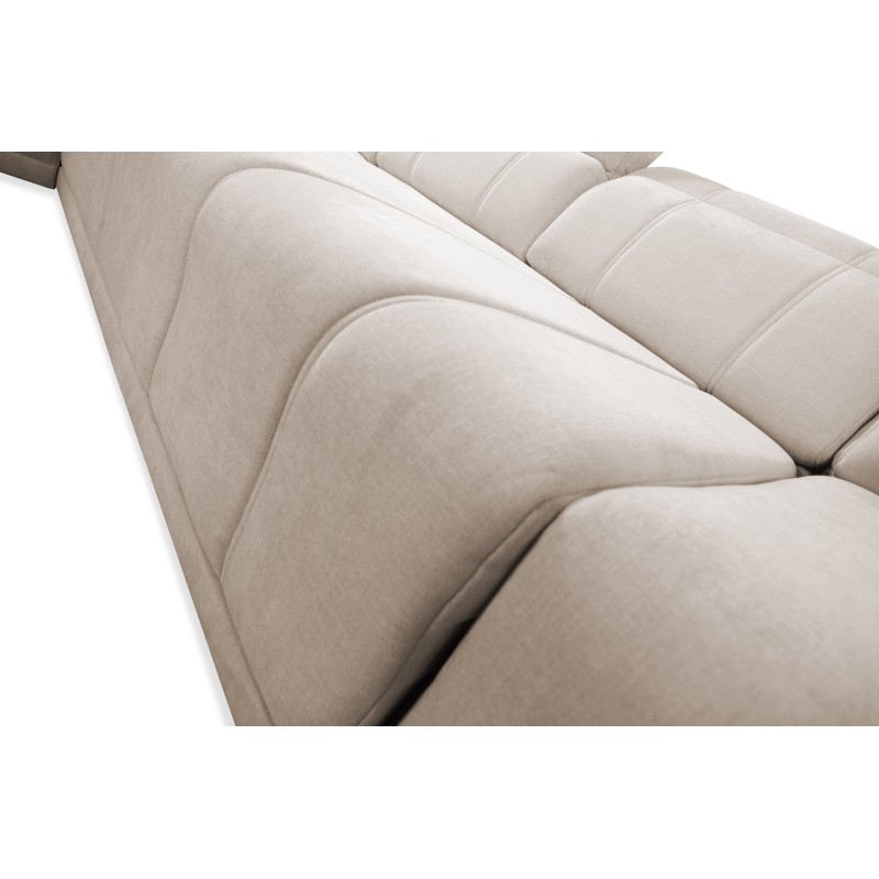 Sofá en forma de U Luxor X con función de cama, tela Wind 84. Sofá en forma de U Luxor X con función de cama, tela Wind 84.