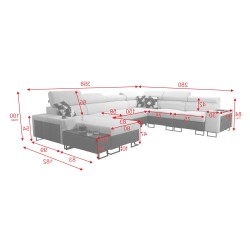 Ecksofa U Prestige VIII - Eleganz und Funktionalität in einem | [Twoja Nazwa Firmy]