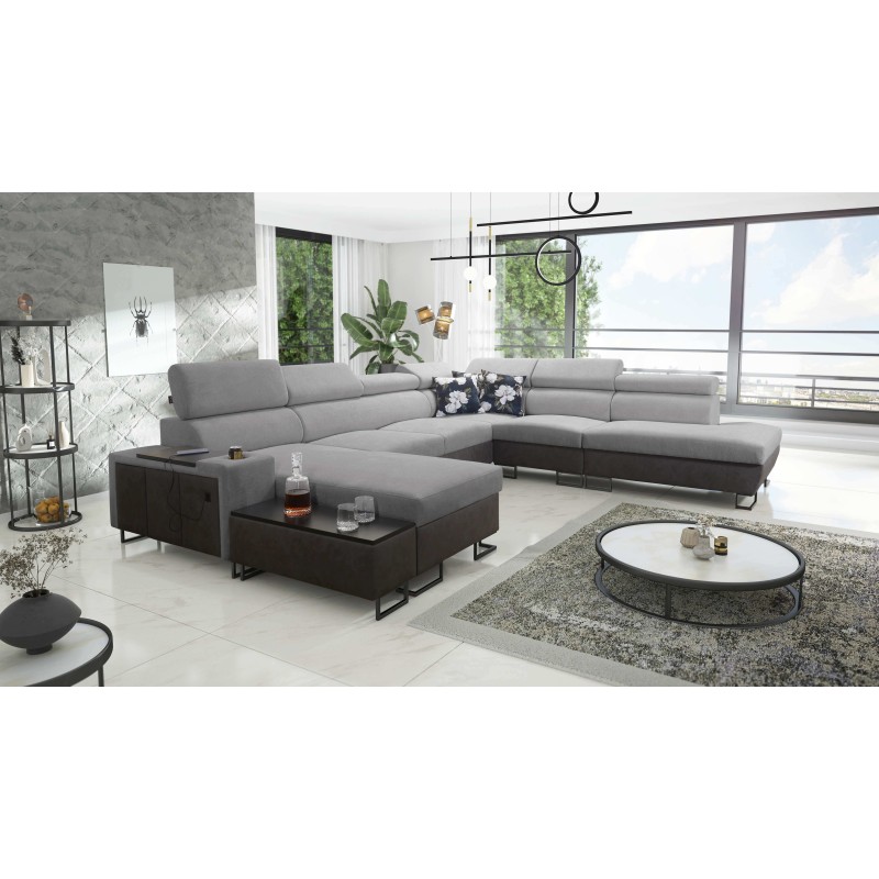 Prestige X Ecksofa mit Schlaffunktion - Weich im Griff, Freya 210.20 + Tauro 8207 | Ihre Möbel