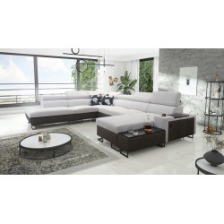 Prestige U-Sofa X mit Schlaffunktion - Weich im Griff, Freya 210.18 + Tauro 8207 | Ihre Möbel