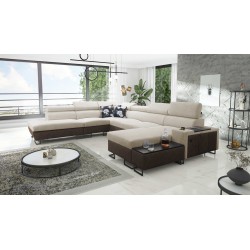 Prestige X U-Ecksofa mit Schlaffunktion - Weich im Griff, Freya 210.02 + Tauro 8202 | Ihre Möbel