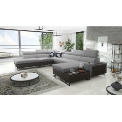Prestige X Ecksofa mit Schlaffunktion - Weich im Griff, Freya 210.20 + Tauro 8207 | Ihre Möbel