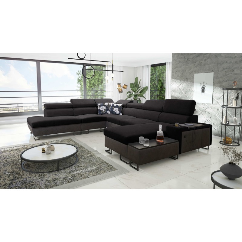 Prestige X Ecksofa mit Schlaffunktion - Weich im Griff, Freya 210.25 + Tauro 8207 | Ihre Möbel