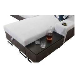 Prestige X U-shape Sofa with Sleeping Function - Soft to the Touch, Freya 210.25 + Tauro 8207 | Your Furniture Prestige X U-shape Sofa with Sleeping Function - Soft to the Touch, Freya 210.25 + Tauro 8207 | Your Furniture