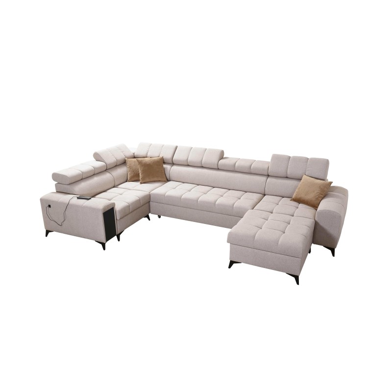 pMeta Title: Ecksofa Venna IV Mini mit Schlaffunktion und USB-Anschluss - ideal für Ihr Wohnzimmer | [Nazwa Sklepu]/p