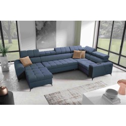 Sofá esquinero en forma de U Venna IV Maxi con función para dormir y puerto USB - Elegancia y Comodidad en tu Sala de Estar. Sofá esquinero en forma de U Venna IV Maxi con función para dormir y puerto USB - Elegancia y Comodidad en tu Sala de Estar.
