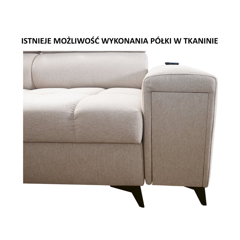 Narożnik w kształcie U Venna IV Maxi z funkcja spania i portem usb - Elegancja i Komfort w Twoim Salonie Narożnik w kształcie U Venna IV Maxi z funkcja spania i portem usb - Elegancja i Komfort w Twoim Salonie