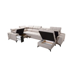 Narożnik w kształcie U Venna IV Maxi z funkcja spania i portem usb - Elegancja i Komfort w Twoim Salonie Narożnik w kształcie U Venna IV Maxi z funkcja spania i portem usb - Elegancja i Komfort w Twoim Salonie