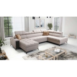 U-shaped Venna VI corner sofa with sleeping function | Furniture for You
