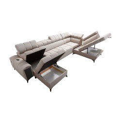 Sofá en forma de U Venna VI con función para dormir | Muebles para Ti Sofá en forma de U Venna VI con función para dormir | Muebles para Ti
