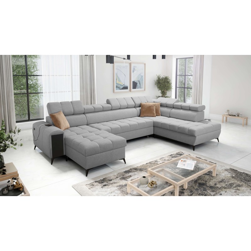 U-shaped Venna VI corner sofa with sleeping function | Furniture for You