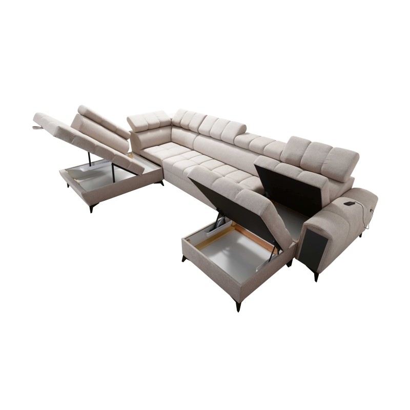 Sofá en forma de U Venna VI con función para dormir | Muebles para Ti Sofá en forma de U Venna VI con función para dormir | Muebles para Ti