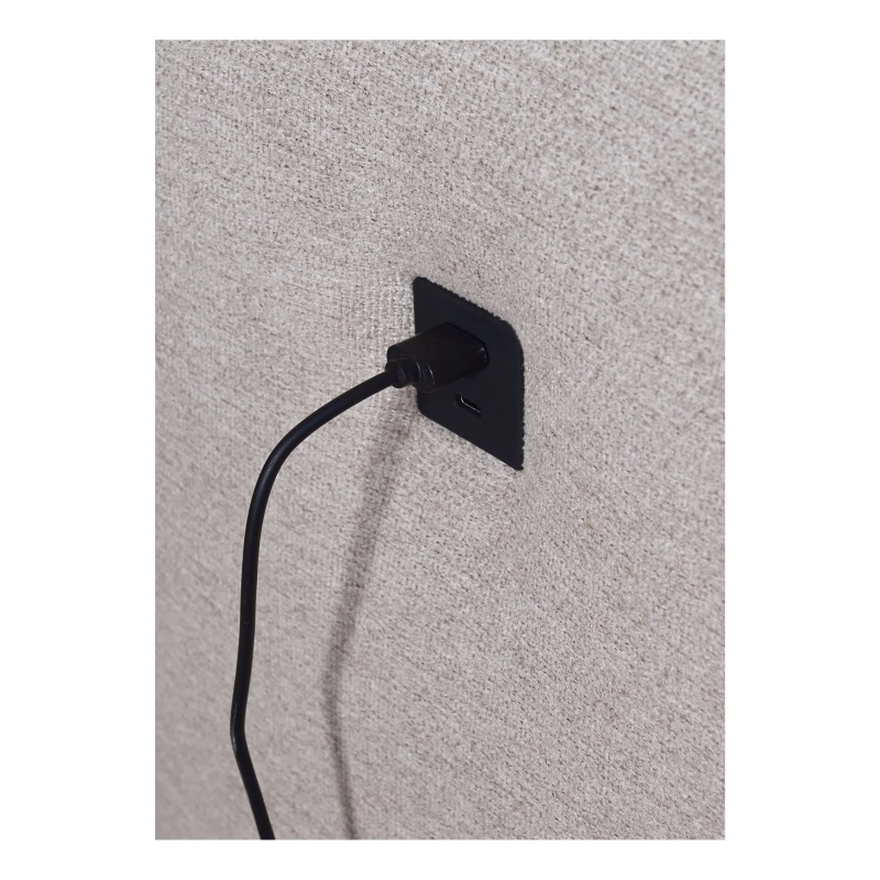 U-shaped corner sofa Venna VIII with a sleeping function and USB port - Plush, Avra 9