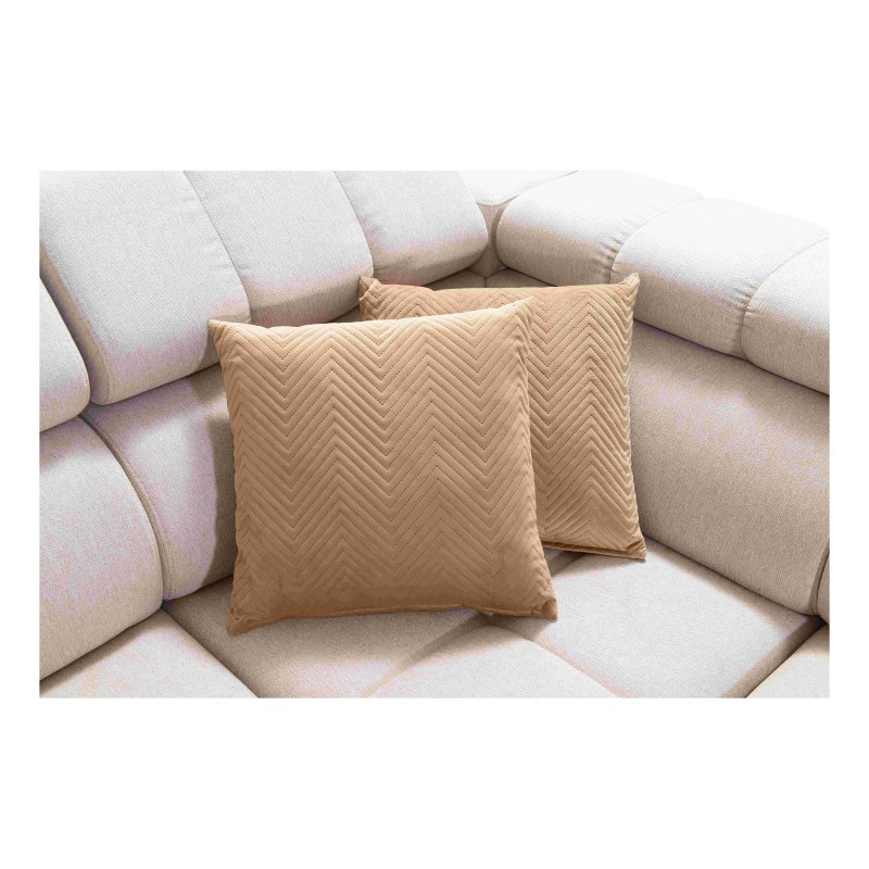 Sofá en forma de U Venna VIII con función de cama y puerto USB - Terciopelo, Avra 16 Sofá en forma de U Venna VIII con función de cama y puerto USB - Terciopelo, Avra 16