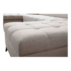 U-shaped Venna VIII corner sofa with a sleeping function and USB port - Plush, Avra 11