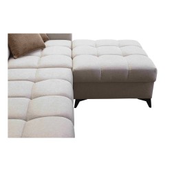 U-shaped corner sofa Venna VIII with sleeping function and USB port - Plush, Avra 12